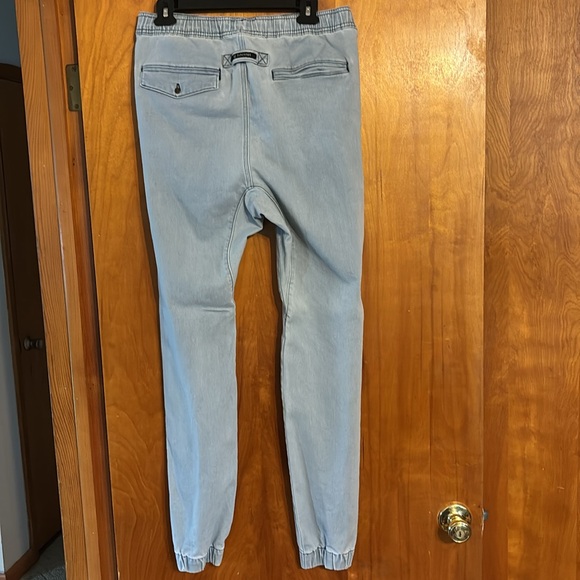 Zanerobe drop crotch jogger faded stretch denim pant - Picture 9 of 9